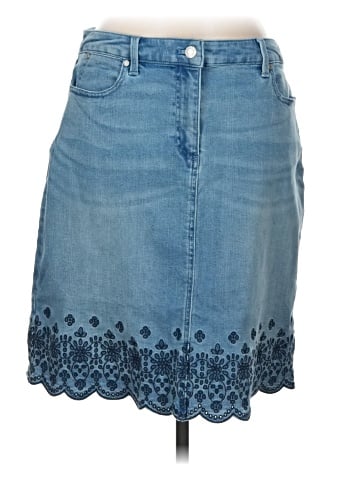 Talbots Denim Skirt (view 1)