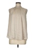 Unbranded 100% Silk Tan Sleeveless Silk Top One size - photo 1