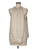 Unbranded 100% Silk Tan Sleeveless Silk Top One size - photo 2