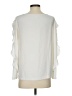 Club Monaco 100% Polyester Ivory 3/4 Sleeve Blouse Size S - photo 2