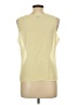 Notations 100% Polyester Yellow Sleeveless Blouse Size L - photo 2