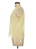 Notations 100% Polyester Yellow Sleeveless Blouse Size L - photo 5