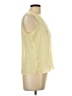 Notations 100% Polyester Yellow Sleeveless Blouse Size L - photo 4