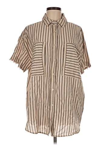 We the Free Short Sleeve Button-Down Shirt (view 1)