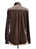 Umgee 100% Polyester Solid Brown Long Sleeve Blouse Size L - photo 2