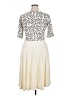 Lularoe Polka Dots Ivory Cocktail Dress Size XL - photo 2