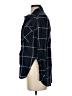 Athleta 100% Cotton Plaid Blue Long Sleeve Button-Down Shirt Size XS (petite) - photo 5
