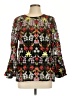 Adiva Black Long Sleeve Blouse Size L - photo 1