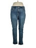 Jag Solid Blue Jeans Size 16W - photo 1