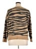 Ann Taylor LOFT Animal Print Tan Pullover Sweater Size XL - photo 2