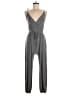 Towne Solid Gray Jumpsuit Size M - photo 1