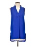 Banana Republic 100% Polyester Blue Sleeveless Blouse Size XS - photo 1