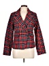 Aqua Plaid Red Blazer Size L - photo 1