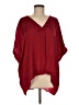 Glam 100% Polyester Burgundy 3/4 Sleeve Blouse Size M - photo 1