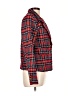 Aqua Plaid Red Blazer Size L - photo 4