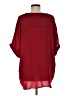 Glam 100% Polyester Burgundy 3/4 Sleeve Blouse Size M - photo 2