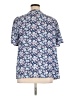 Skies Are Blue 100% Polyester Blue Short Sleeve Blouse Size 1X - photo 2