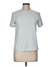 Assorted Brands Solid Silver Short Sleeve T-Shirt Size M (estimated) - photo 1