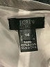 J.Crew Factory Store Metallic Silver Formal Skirt Size 14 - photo 4