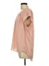 DR2 100% Polyester Orange Short Sleeve Blouse Size L - photo 5