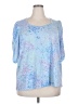 Democracy Blue Short Sleeve Top Size 3X - photo 1