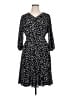 Talbots Polka Dots Black Casual Dress Size 14 - photo 1