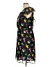 Old Navy 100% Polyester Tropical Black Cocktail Dress Size L - photo 5