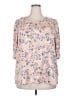 Democracy Pink 3/4 Sleeve Blouse Size 3X - photo 1