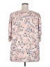 Democracy Pink 3/4 Sleeve Blouse Size 3X - photo 2