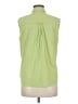 Cabela's 100% Cotton Green Sleeveless Button-Down Shirt Size M - photo 2