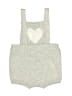 Janie and Jack Gray Overall Shorts Size 0-3 mo - photo 2