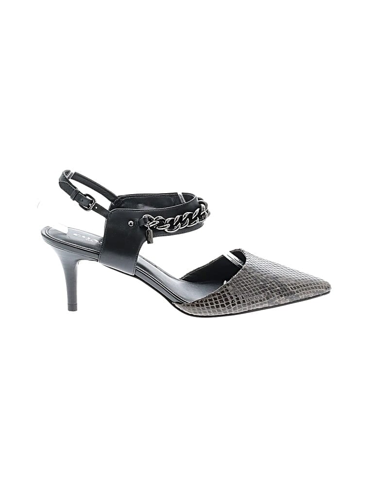 Pre-owned Coach Heels In Silver