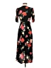 Old Navy 100% Rayon Floral Black Casual Dress Size XS - photo 2