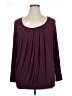 BLOOMCHIC Burgundy Long Sleeve Blouse Size 14 - 16 - photo 1