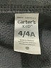 Carter's 100% Polyester Color Block Gray Jacket Size 4\4a - photo 4