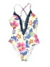 Unbranded Floral Ivory One Piece Swimsuit Size 20 - photo 1