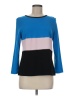 Carlisle Color Block Blue Pullover Sweater Size M - photo 1