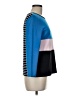 Carlisle Color Block Blue Pullover Sweater Size M - photo 4
