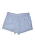 J.Crew 100% Linen Chevron-herringbone Blue Shorts Size XL - photo 2
