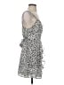 Lush 100% Polyester Polka Dots Silver Cocktail Dress Size S - photo 4