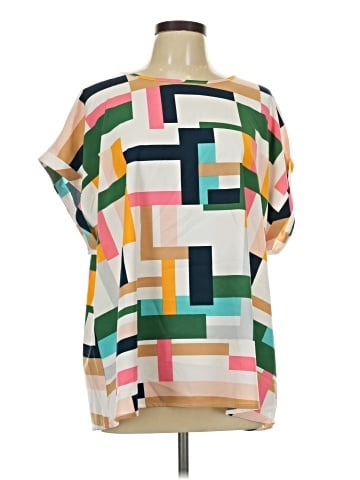 Shein Curve Short Sleeve T-Shirt (view 1)