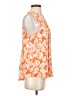 41Hawthorn 100% Polyester Orange Sleeveless Blouse Size S - photo 4