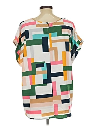 Shein Curve Short Sleeve T-Shirt (view 2)