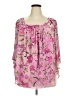 Lane Bryant Pink 3/4 Sleeve Blouse Size 22 - 24 Plus - photo 1