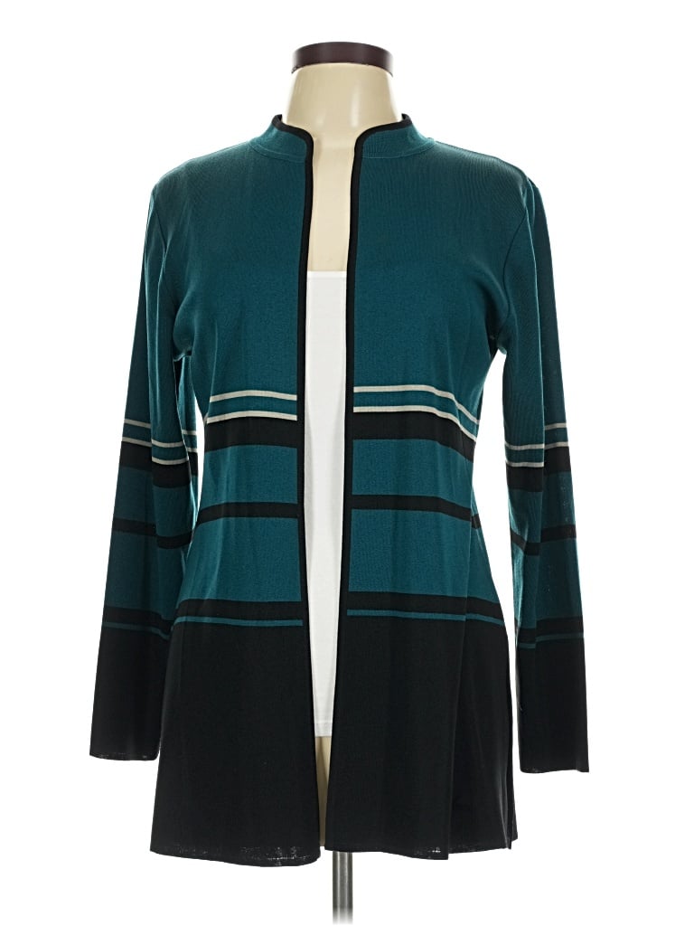 Pre-owned Misook Cardigan Sweater In Teal