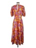 Alexia Admor Floral Multi Color Orange Cocktail Dress Size 4 - photo 2