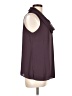 CAbi 100% Polyester Burgundy Sleeveless Blouse Size L - photo 4