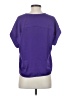 BCBGMAXAZRIA 100% Polyester Purple Short Sleeve Blouse Size XS - photo 2