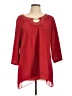 JM Collection Red 3/4 Sleeve Blouse Size L - photo 1