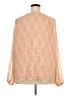 LC Lauren Conrad 100% Polyester Orange Long Sleeve Blouse Size 3X - photo 2